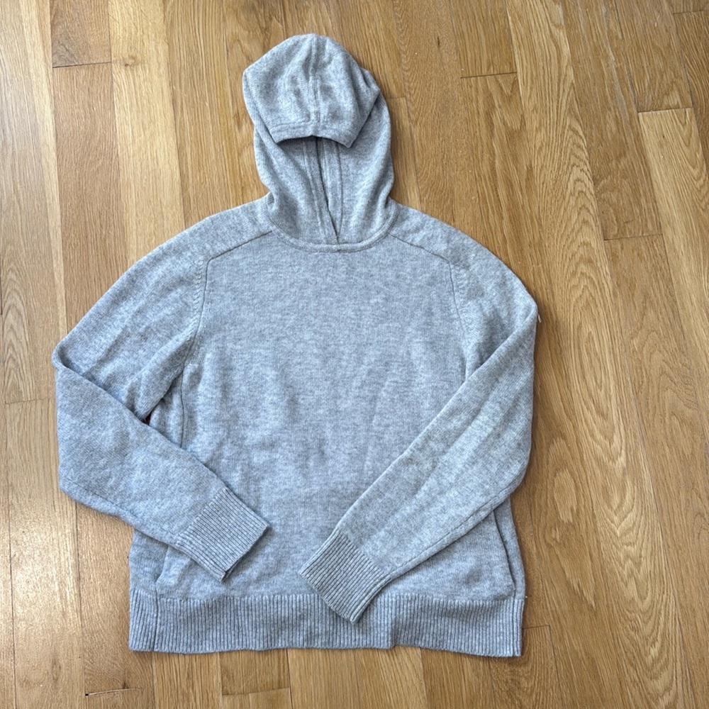 Theory soft wool cashmere hoodie